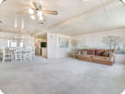 living room and kitchen table