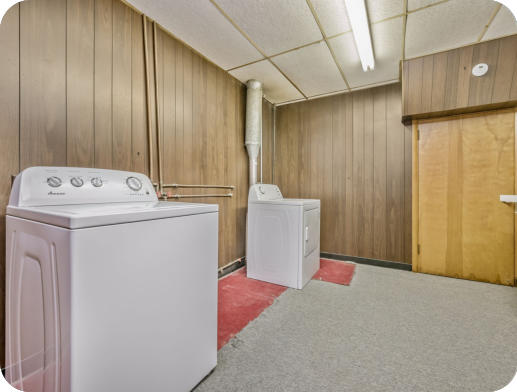 laudry facilities in our rental house