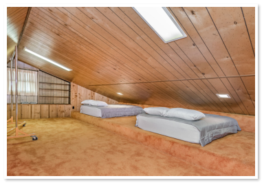 one of the bedrooms