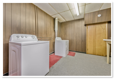 laundry area