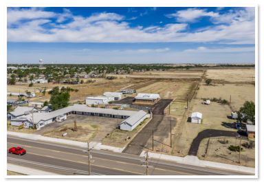 aerial view of our rv park