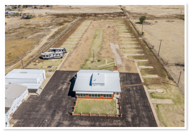 aerial view of our rv park