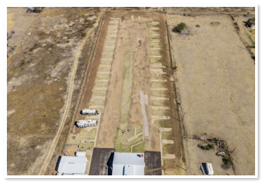 aerial view of our rv park