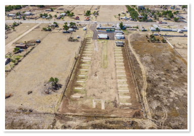 aerial view of our rv park