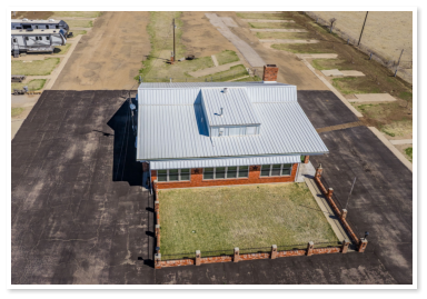 aerial view of our rv park