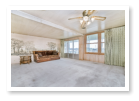 living room of our rental house