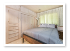 one of the bedrooms at our rental home
