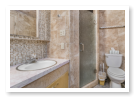 one of the bathrooms in our rental home