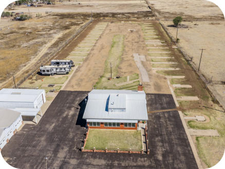 aeiral view of our rv park